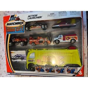 2002 Mattel Matchbox Hero-City Action Launcher Collection